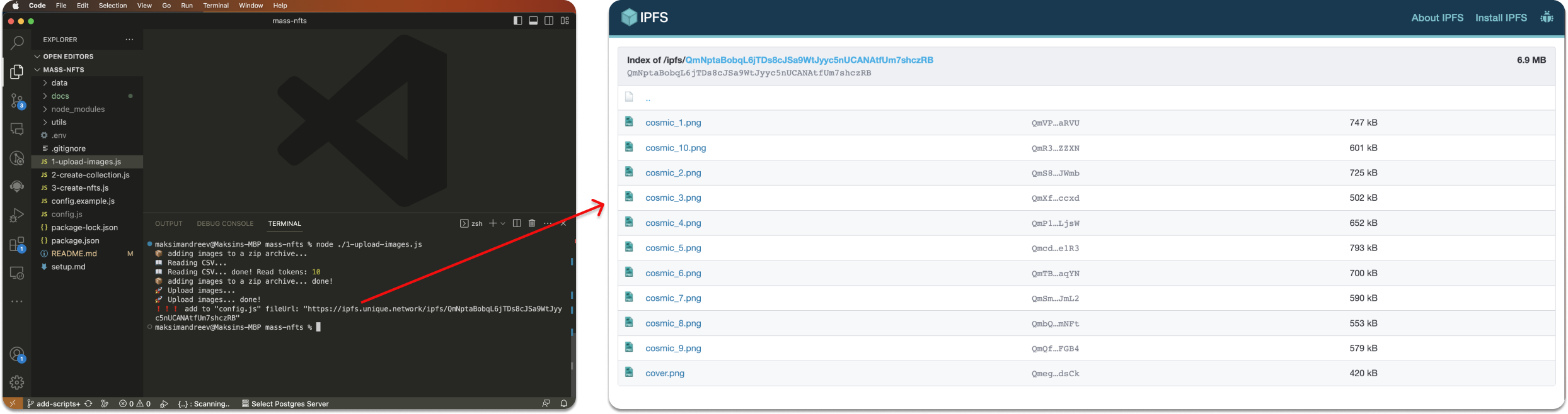 Upload IPFS